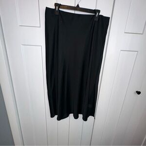 A New Day Black Midi A-Line Skirt for Work or Noghr Out